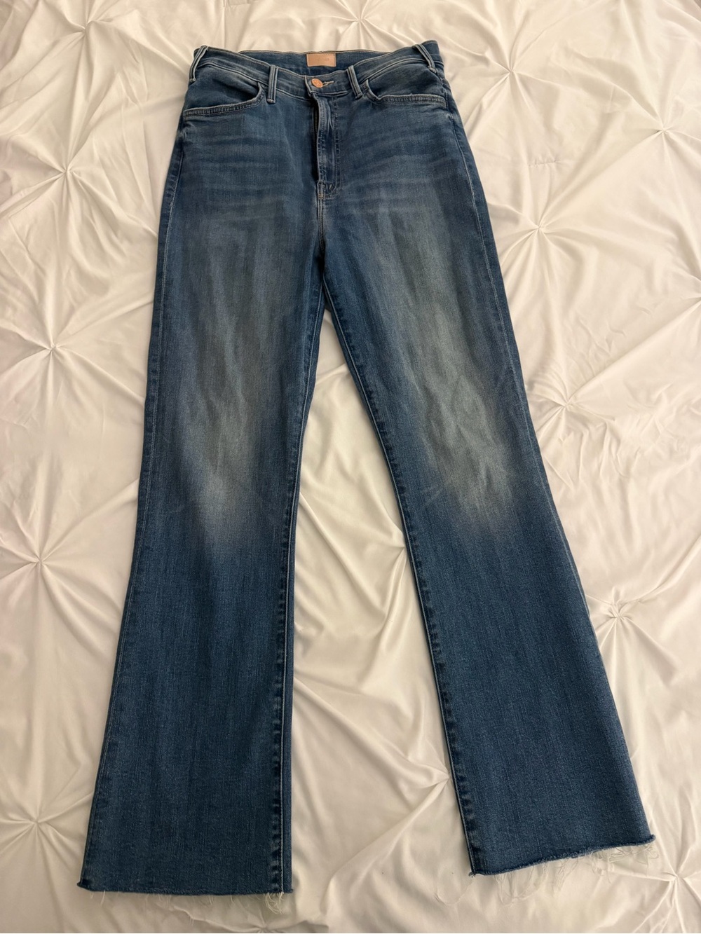 MOTHER Women's Dark Blue Flare Jeans